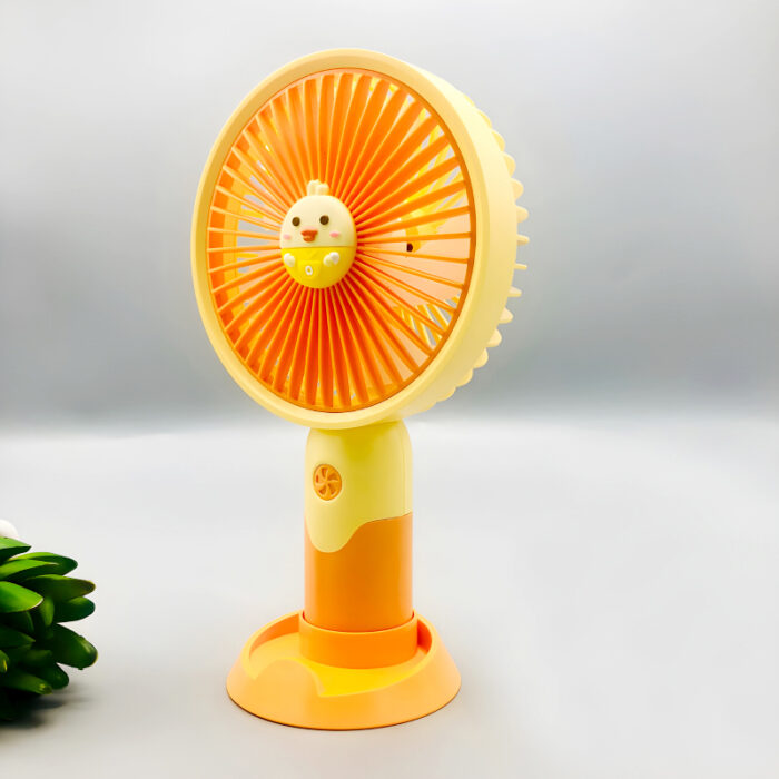 DD-8013 Stylish Mini Portable Handheld Desktop USB Rechargeable Fan - Image 5