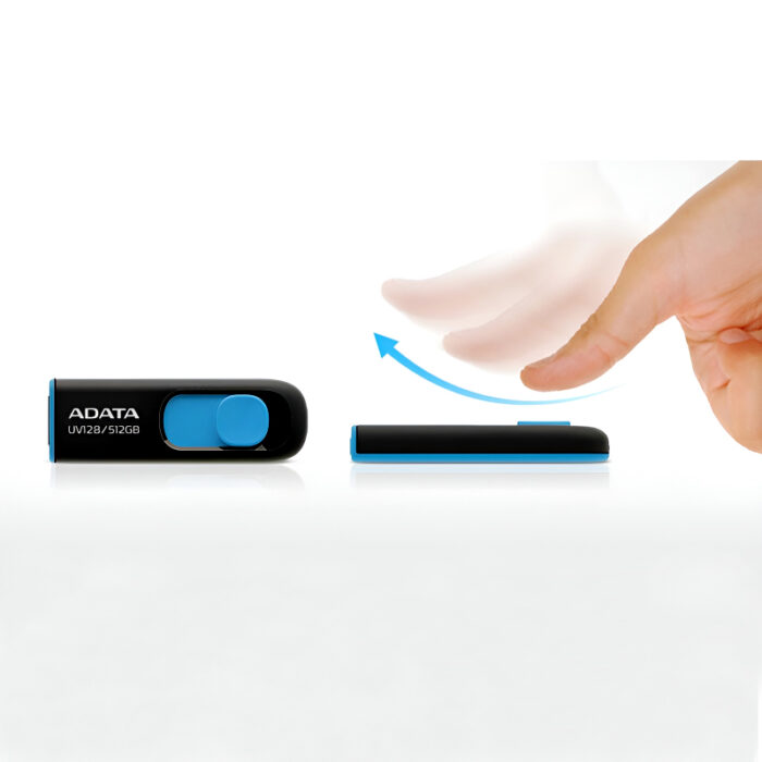 ADATA UV128 USB 3.2 Flash Drive – Sleek, Slide-Out Design | Available in 32GB, 64GB, and 128GB - Image 4