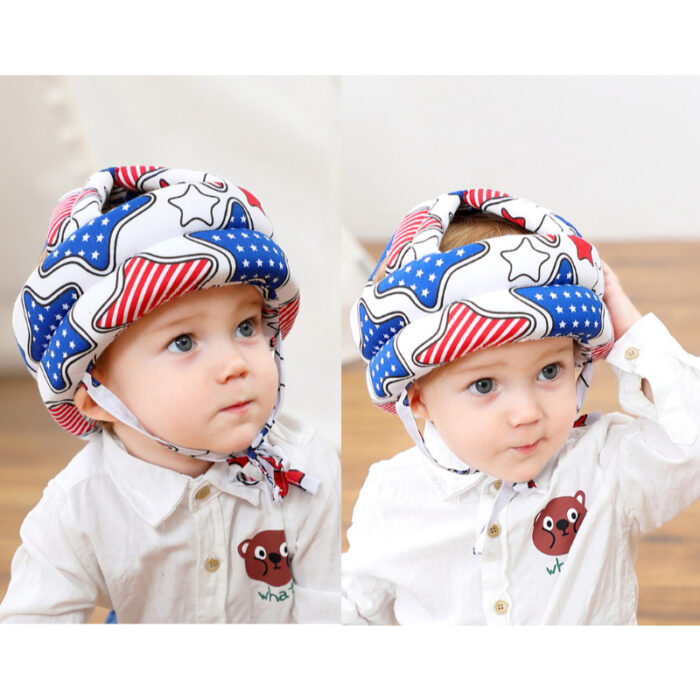 Adjustable Baby Soft Anti-Fall Helmet Toddler Head Protection Cap - Image 8