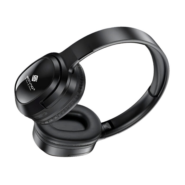 SOVO SHP-550 Crazy Bass Series Wireless Bluetooth 5.3 Headphones – ANC, Foldable Design, HD Sound, Soft Earpads - Image 4