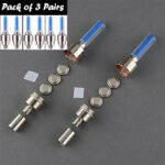 Pack Of 3 Pairs LED Tire Valve Caps Lights For Motorcycle, Mountain And Road Bikes - Image 10