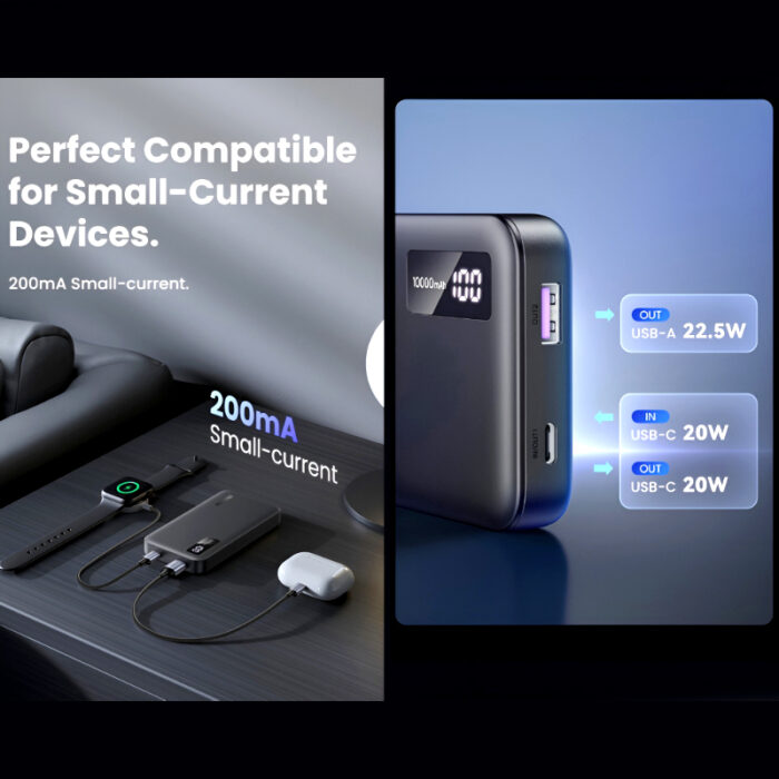 UGREEN PB311 10000mAh 20W Portable Power Bank with Two-Way Fast Charging and Advanced Safety Features - Image 10