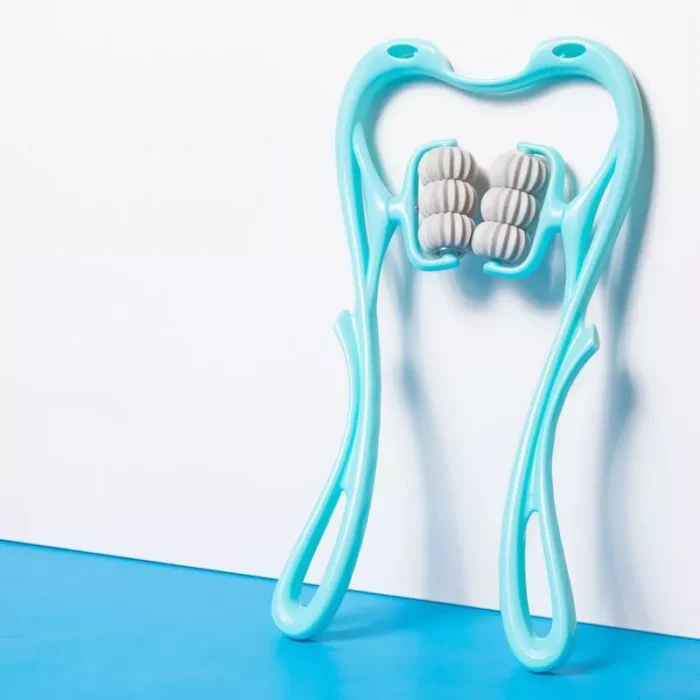 Manual Neck Massager For Cervical pain, deep Tissue | Handheld Massager Tool for Legs Waist Neck and Shoulder (Random color) - Image 17