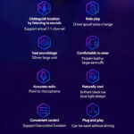 GH601 Machenike 7.1 Surround Sound RGB Gaming Wired USB Headset with Noise-Canceling Microphone, 50mm Drivers, Mute Option, and Software Support - Image 14