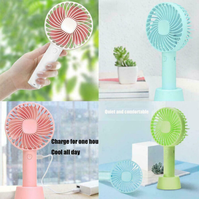 SS-2 Mini Portable Rechargeable Handheld Fan For Indoor And Outdoor Use - Image 17