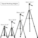 T-3520 Multi-Functional Professional Portable Tripod Stand For Mobile Phones, DSLR Cameras And Video Camcorders - Image 8