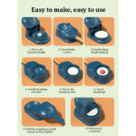 Multifunctional Manual Press 2-In-1 Dumpling Maker Set For Easy Homemade Dumplings - Image 10