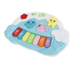 Multifunctional Symphony 12-Key Electronic Musical Sea Animal Keyboard Piano With Light And Music - Image 9