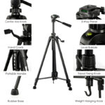 T-3520 Multi-Functional Professional Portable Tripod Stand For Mobile Phones, DSLR Cameras And Video Camcorders - Image 10