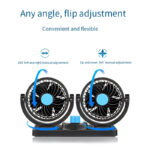 F30 Dual-Headed 360° Rotating Car Fan with Low Noise & Adjustable Airflow - Image 14