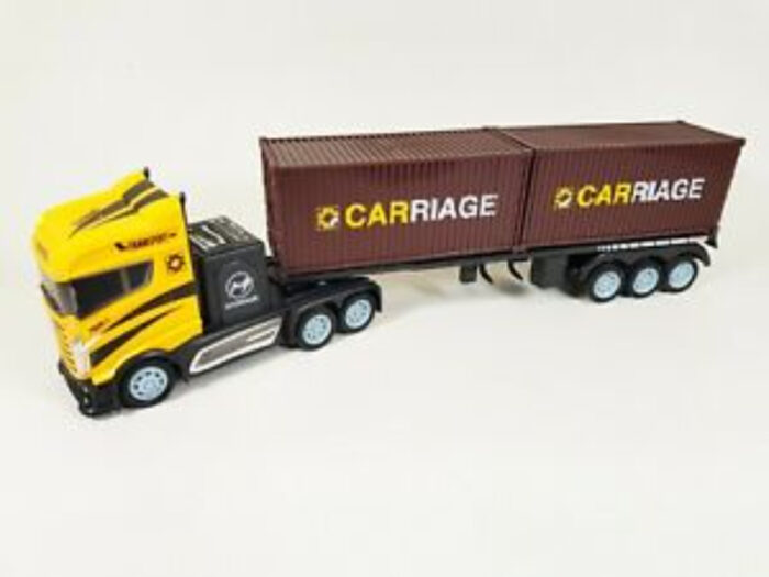 Remote Control Carriage Electronic Construction Truck 2.4Ghz 1:16 Model Lorry Container Transport Truck Mercedes Toy - Image 1
