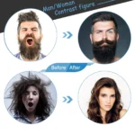 Rechargeable Hair Curler Beard Shawl Comb Multi functional Hair Straightener Comb Brush - Imported - Image 6