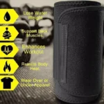 Boldfit Tummy Shaper Sweat Slim Tummy Belt Shapewear for Belly - Adjustable - Image 3