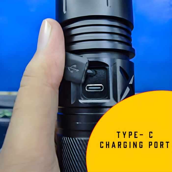 Ruilang P90 High-Quality Powerful 1Km Long Range USB Rechargeable LED Torch Light - Image 19