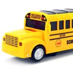 Bump & Go Battery Operated School Bus Toy With Light And Music - Image 8