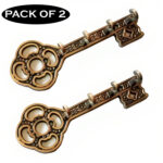 Pack Of 2 Metal Key Shape 4 Hooks Key Holder - Image 2