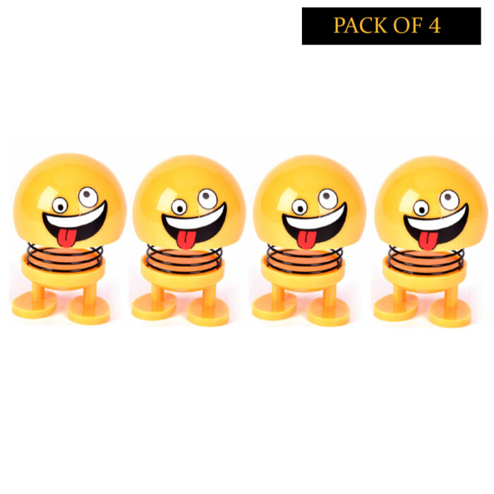 sdseades-copy.jpg Pack Of 4 Cute Funny Shaking Head Dolls Spring Bouncing Car Pendant Dolls Car Decoration Funny Toys - Image 1
