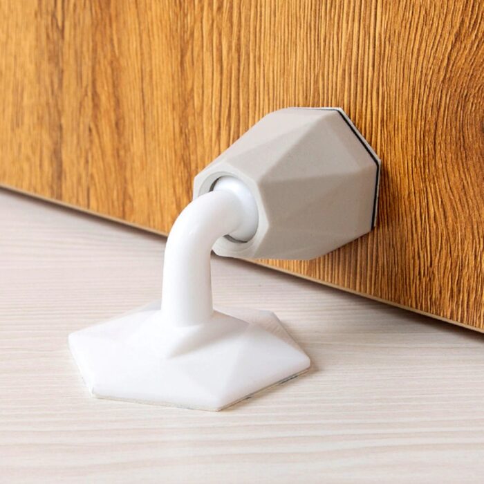 Pack Of Two Anti-Collision Silicone Floor Suction Door Stopper Protector Home Door Silent Wall Protection - Image 3