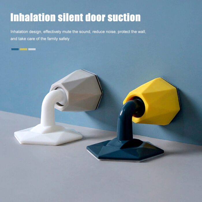 Pack Of Two Anti-Collision Silicone Floor Suction Door Stopper Protector Home Door Silent Wall Protection - Image 8