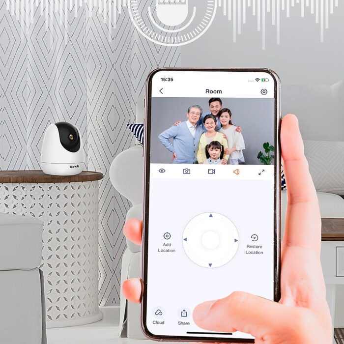 Tenda CP3 V2.2 360 Degree Super HD 1080P Security Pan/Tilt Camera With Voice Control, Human Detection, Two-Way Audio - Image 6