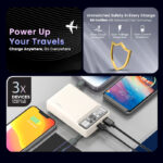 Audionic Spark Pro S-220 Mini 20000mAh 22.5W PD Super-Fast Charging QC 3.0 Power Bank - Image 6