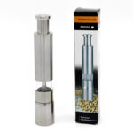 One Handed Operation Thumb Push High Quality Stainless Steel Spice Grinder