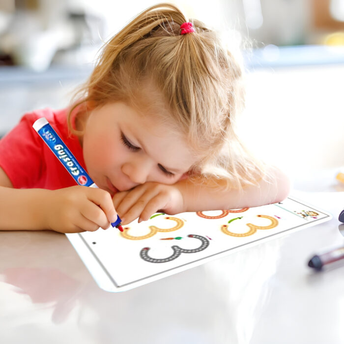 Reusable Magic Pen Control Workbook Set For Kids - Mastering Lines, Shapes, And Patterns In Handwriting And Drawing - Image 2