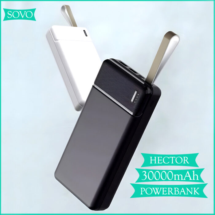 SOVO PD-105 Hector 30000mAh 22.5W PD Fast Charging Portable Power Bank - Image 1