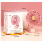 DD 5608 Mini Cute Foldable Handheld Desktop USB Fan With Lightning Function - Image 7