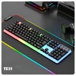 TX35 Limeide RGB Suspension Backlit Lightweight Luminous Wired Gaming Keyboard - Image 17