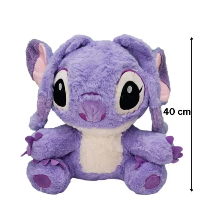 Purple Disney Angel Lilo & Stitch Alien Girl Sitting Plush Lovely Stuff Toy - 40cm - Image 2