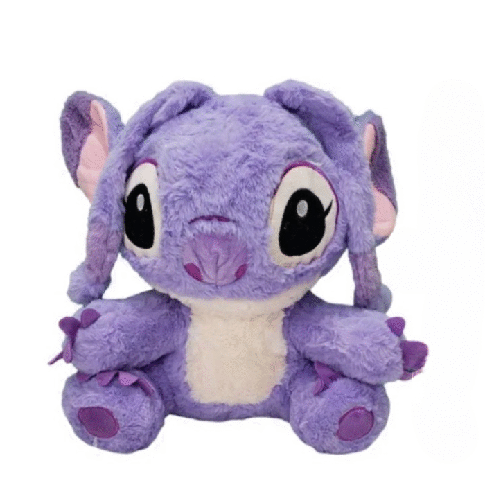 Purple Disney Angel Lilo & Stitch Alien Girl Sitting Plush Lovely Stuff Toy - 40cm - Image 1