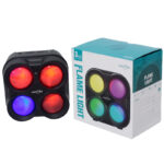 Multi-Functional Mini Portable 3 Inch Bluetooth Speaker With Flame Lights