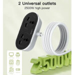 LDNIO SC-2018 10M 2 AC Outlet Universal Extension Power Socket – 2500W Heavy Duty UK Plug - Image 8
