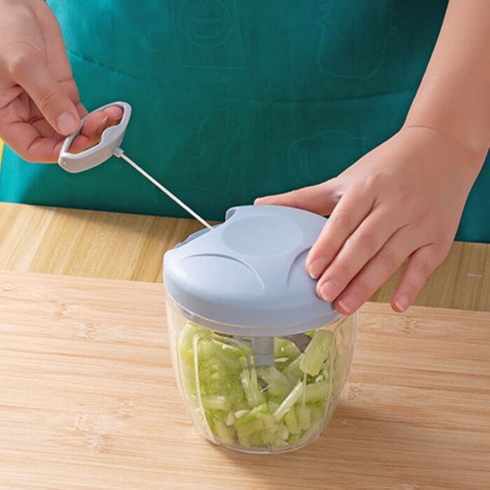 Manual Vegetable Cutter Multifunctional Carrot Vegetable Garlic Onion Chopper Kitchen Tool - Image 4