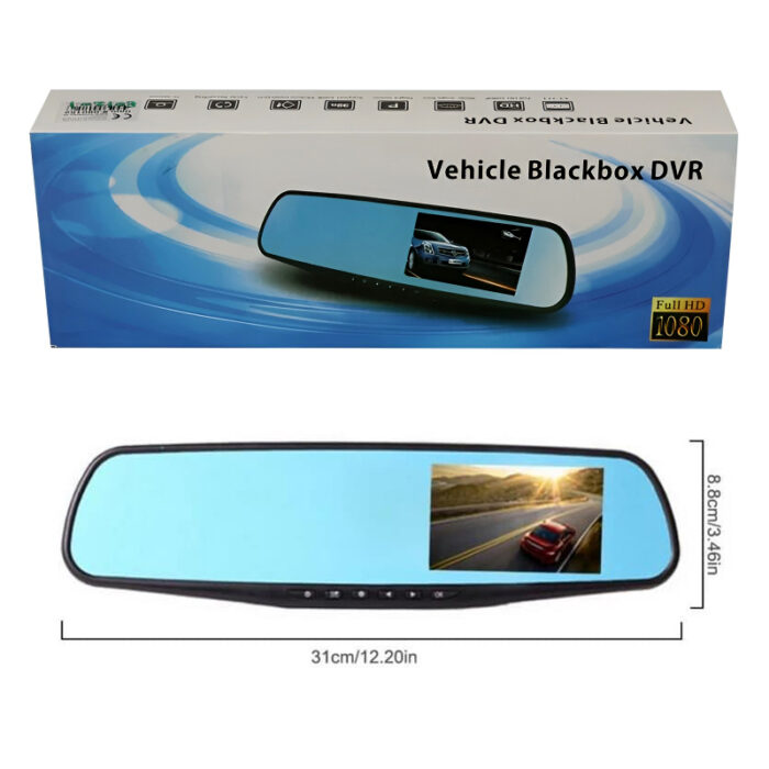 Full HD 1080P Dual Mirror Camera With 4.5" TFT LCD Crystal-Clear Recording Vehicle Blackbox DVR - Image 8