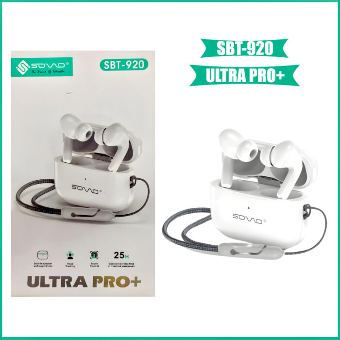 SOVO SBT-920 Ultra Pro+ True Wireless Superior Sound – AirPods - Image 1