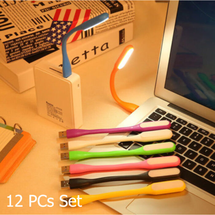 12Pcs Mini Portable USB LED Light Lamp For Power Bank Computer Notebook Laptop Reading - Image 13