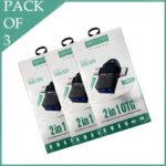 SOVO SOU-375 Pack Of 3 Pcs (2 In 1) OTG Card Reader MICRO + TYPE C - Image 4