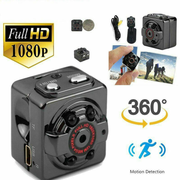 SQ8 High Quality Mini Full HD 1080P Night Vision Hidden Camera - Image 10