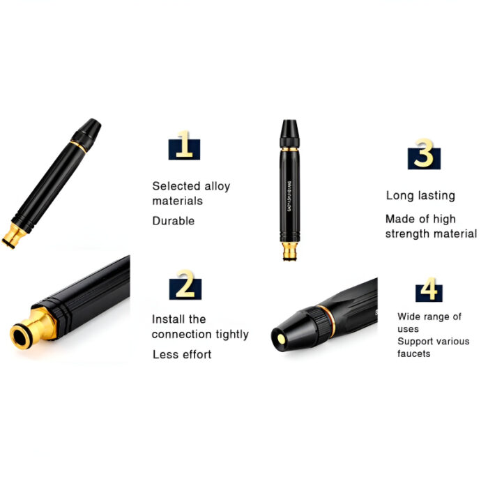 Pack of 2 Multi-Functional High-Pressure Metal Water Spray Nozzles - Image 22