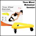 Three-Wheel Abdominal Exerciser – High-Quality Core Workout Equipment for Home Use