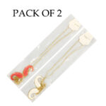 Chic Charm Set Of 2 Mustache Pendants With Golden Chains - Image 7