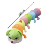 110 Cm - Caterpillar Figures Plush Toy - Stuffed Charm Caterpillar Pillow Toy | Colorful Figure Sleeping Plush Toy - Image 2