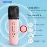 Y1 Mini RGB Lighting USB Rechargeable Wireless Karaoke Speaker With Microphone - Image 16