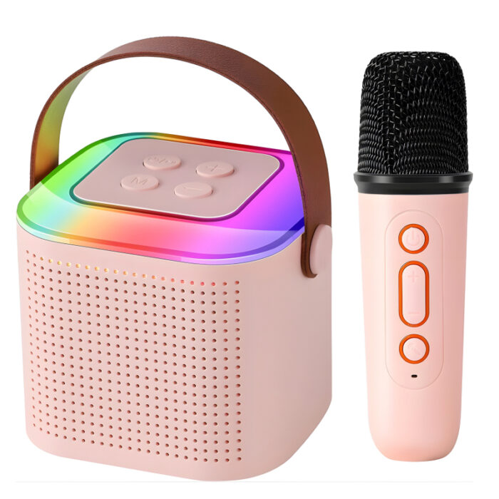 Y1 Mini RGB Lighting USB Rechargeable Wireless Karaoke Speaker With Microphone - Image 18