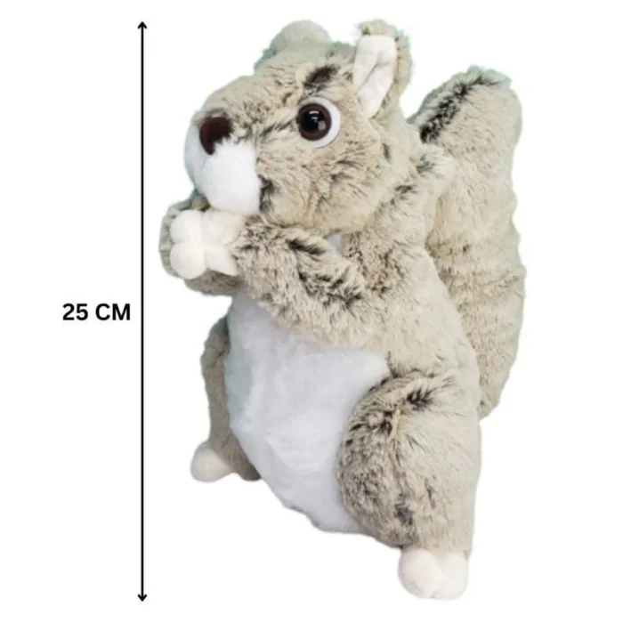 Squirrel Plush Toy With A Big Bushy Tail | Soft Stuffed Animal Plush Toy for Kids Boys & Girls - 25 CM - Image 2