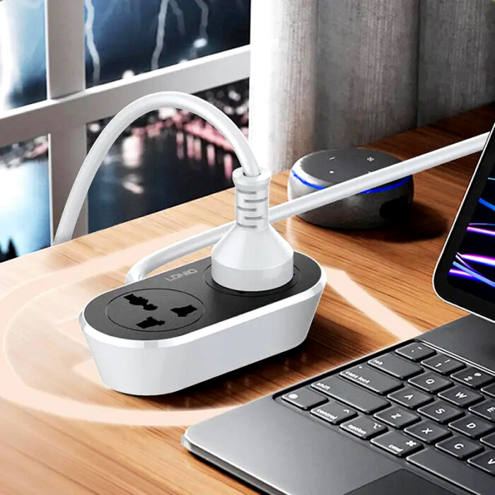 LDNIO SC-2018 10M 2 AC Outlet Universal Extension Power Socket – 2500W Heavy Duty UK Plug - Image 12